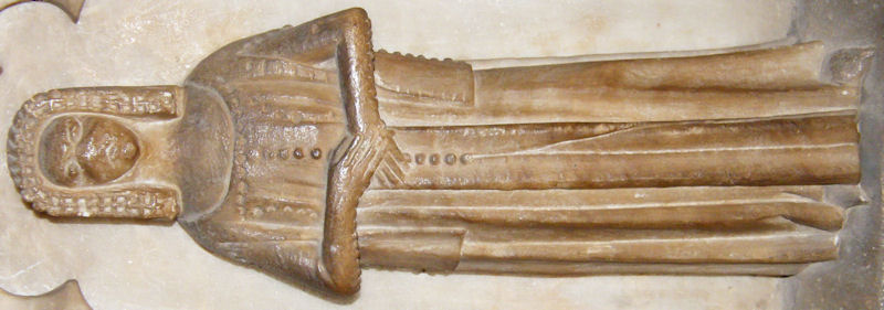 Warwick - St Mary Thomas Beauchamp 1369 and wife Katherine mortimer 1369 weeper